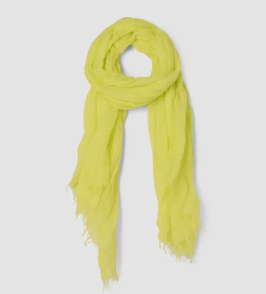 Textured Linen Blend Scarf